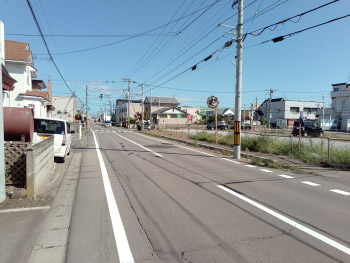 久根別停車場線歩道新設工事